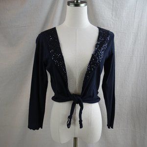 Sequin Wrap Top / Sweater